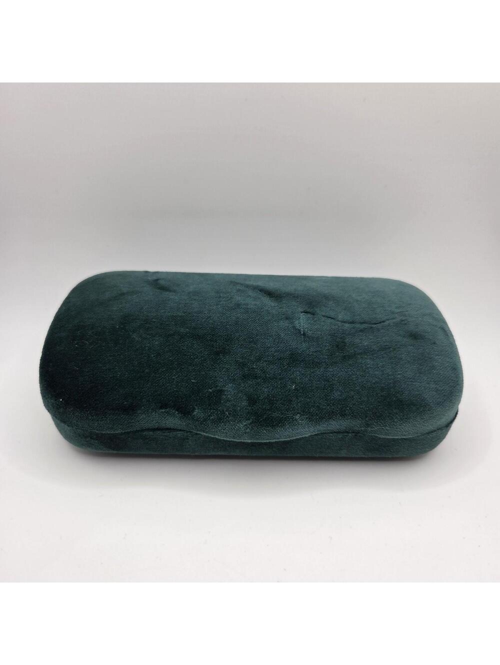 Gucci Teal Green Velvet Glasses Clamshell Case- Rich!